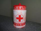 Lata Decorada com tampa em mdf